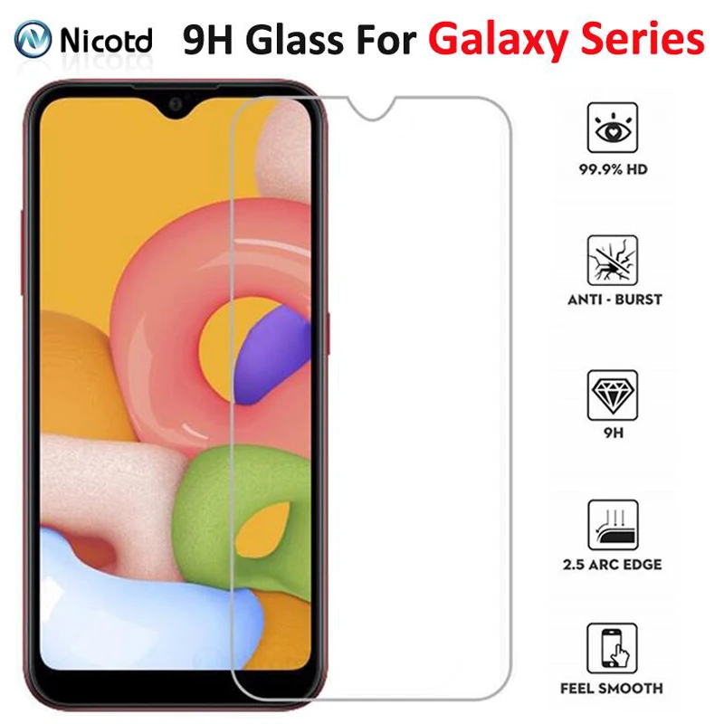 

9H Tempered Glass For Samsung Galaxy A01 A10e A20e Screen Protector Glass For Galaxy A10 A20 A30 A40 A50 A60 70 Protective Glass