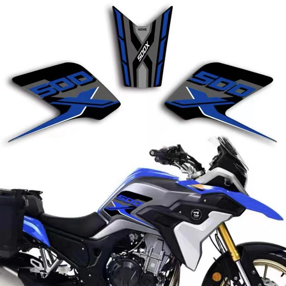

Tank Pad Protector Sticker Decal For Colove KY500X KY 500X Gas Knee Grip Tank Traction Pad Side