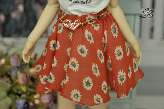 1/4 1/3 масштаб BJD кукольная одежда юбка для BJD/SD аксессуары MSD SD13. Кукла, обувь, парик и другие A0888 в комплект не входят - Цвет: only sell skirt B