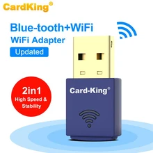 CardKing 150Mbps Mini USB WIFI Adapter 2.4Ghz Bluetooth Wireless PC Laptop Desktop WiFi Receiver Wi-Fi USB Ethernet Network Card CardKing 150Mbps Mini USB WIFI Adapter 2.4Ghz Bluetooth Wireless PC Laptop Desktop WiFi Receiver Wi-Fi USB Ethernet Network Card