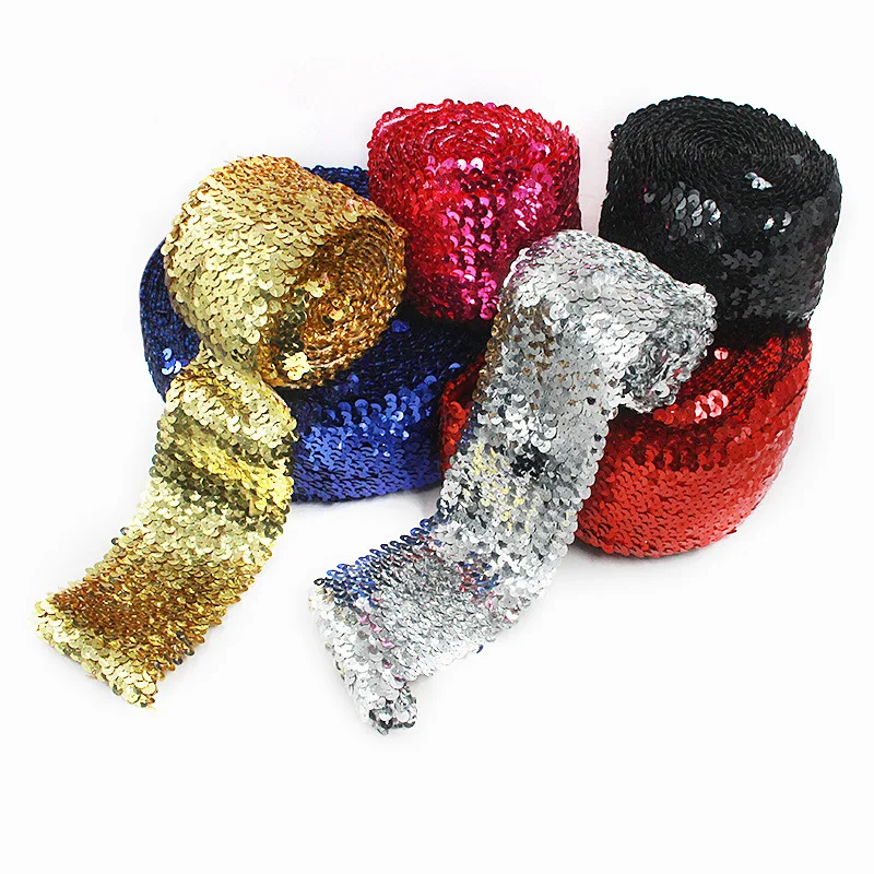 

1 yard, 8 row, 7 color sequins, elastic trim, braid trim, bead trim, decorative lace, lace band, DIY decorative wedding dress