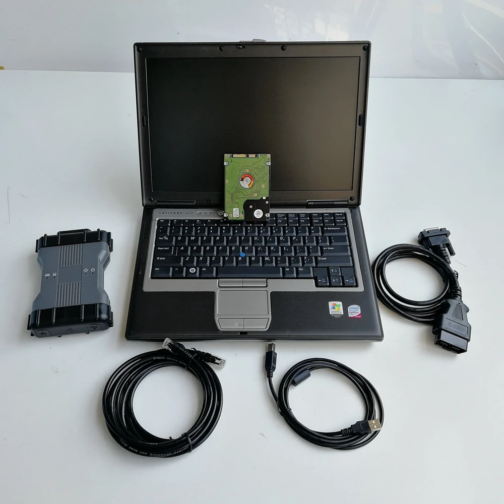 MB star C6 SD подключения C6 Doip V12/ Xen-Попробуйте использовать ноутбук D630 4G 320GB HDD для инструмента автоматической диагностики OBD2 сканер - Цвет: C6 D630 HDD