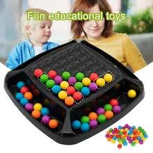 Jeu de boules arc en ciel, jeu de société, de Concentration, de perles, d'éducation de la petite enfance, pour garçons et filles, de cerveau Intelligent