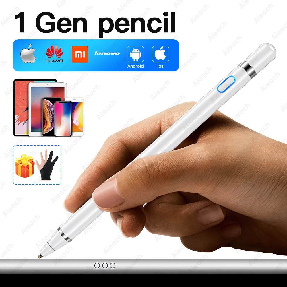 Стилус для сенсорной ручки Apple iPad Pro 11 12 9 10 5 7 miini Air Smart емкостной карандаш iPhone Huawei