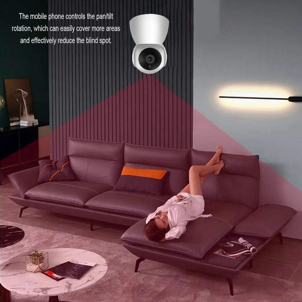WiFi ip-камера для ухода за ребенком, Портативная HD Беспроводная умная детская камера, Аудио Видео Запись, камера наблюдения, домашняя камера безопасности