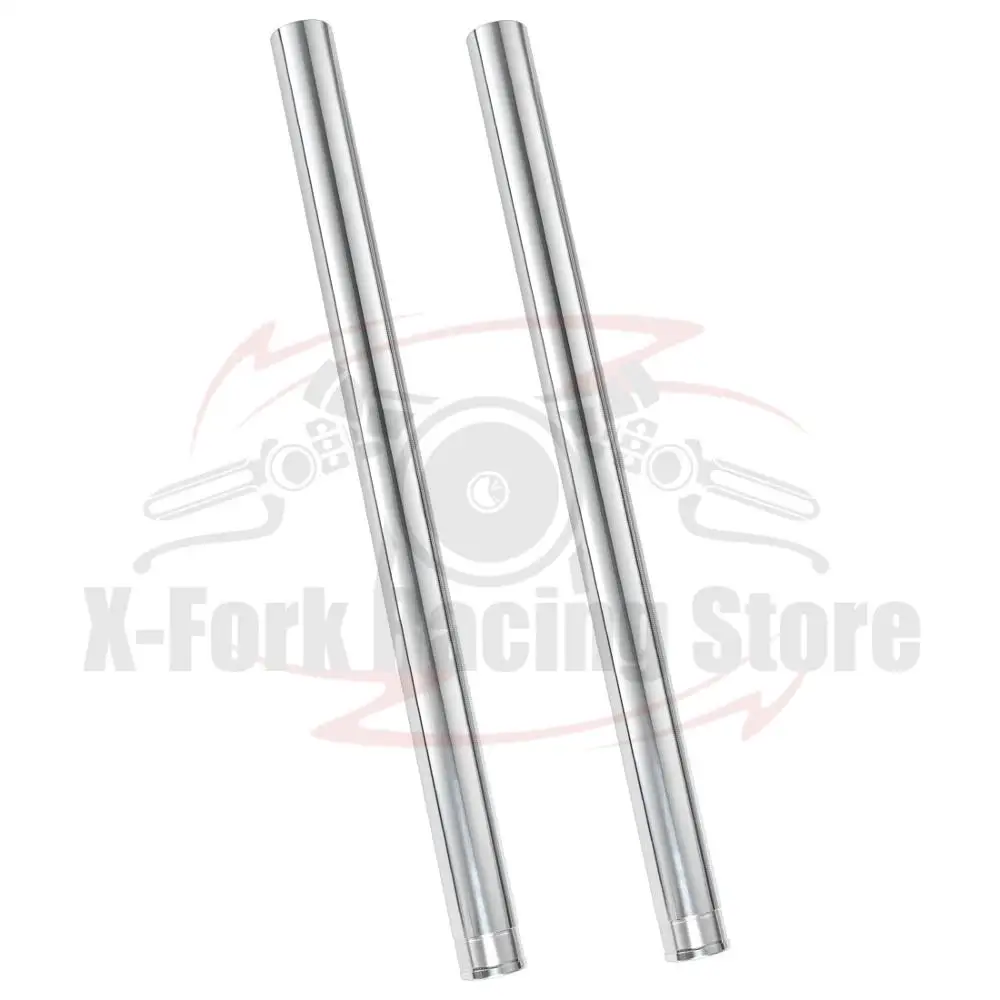 Front Fork Inner Tubes 1 Pair Silver Inner Pipes For Yamaha MT-07 2014-2020 2015 2016 2017 2018 2019 1WS-23110-00-00 41x577mm