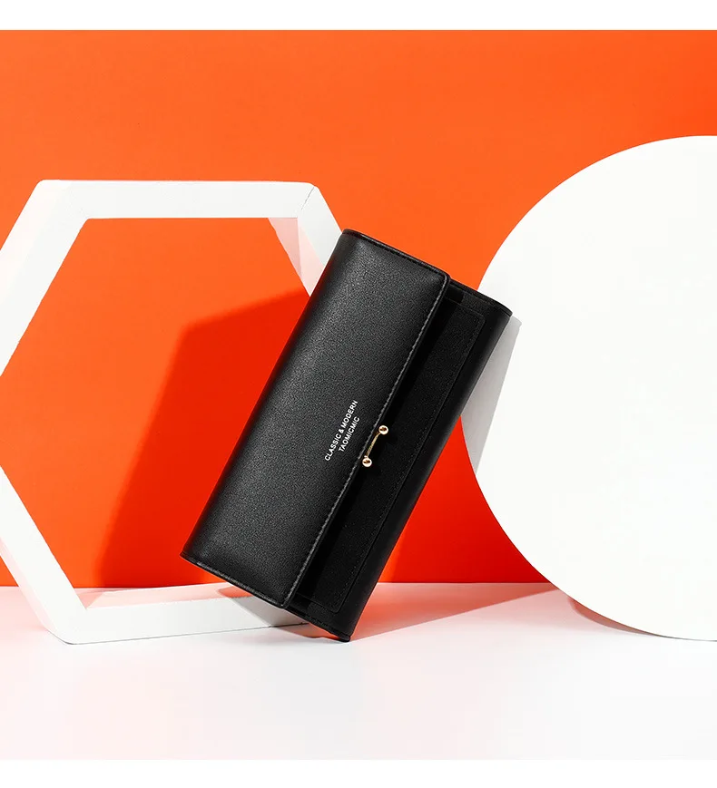 High Quality Rfid Long Zipper Wallet Women‘s Luxury PU Leather Card Wallets for Women 2019 Fashion Brand Female Money Purse Bags (26)