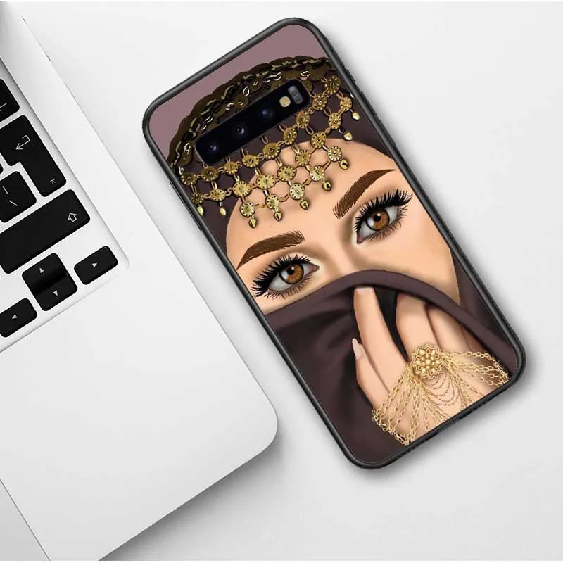 Чехол для телефона Samsungs S7 S8 S9 S10 S20 Plus S20Ultra Lite Note 10 роскошный женский хиджаб с