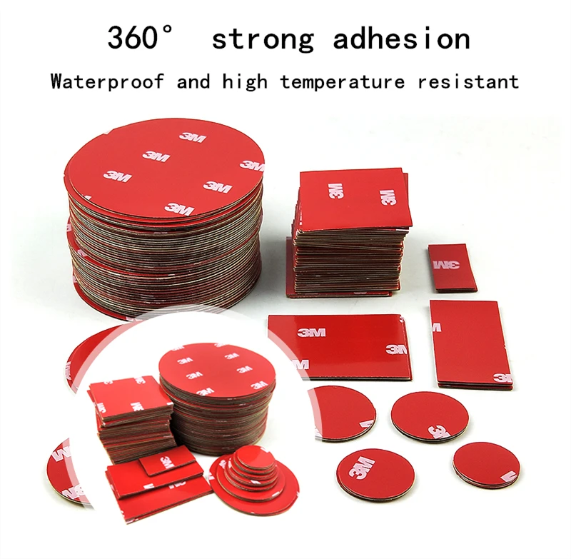 3M super Strong VHB double sided tape Waterproof no trace Self Adhesive Acrylic Pad Two Sides Sticky for Car Home Office School