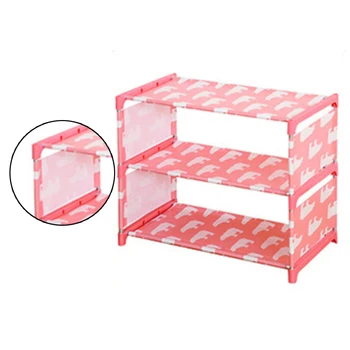 

New Non Woven Shoe Rack Storage Cabinet Rack Multi-layer Organizer Detachable Thickening Shoe Holder Home Supplies Decoration