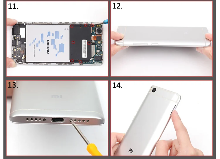 Nohon Аккумулятор для Xiaomi mi 4C 5S 6 5 4 mi 4 mi 5 mi 6 mi 4C батарея BM36 BM35 BM39 BM22 BM32 замена мобильного телефона батарея для телефона инструменты