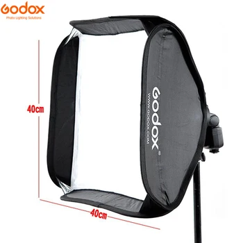

Godox 40x40cm 40*40cm Softbox Bag Kit for Camera Studio Flash fit Bowens Elinchrom