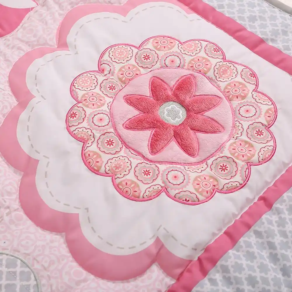baby girl crib quilt