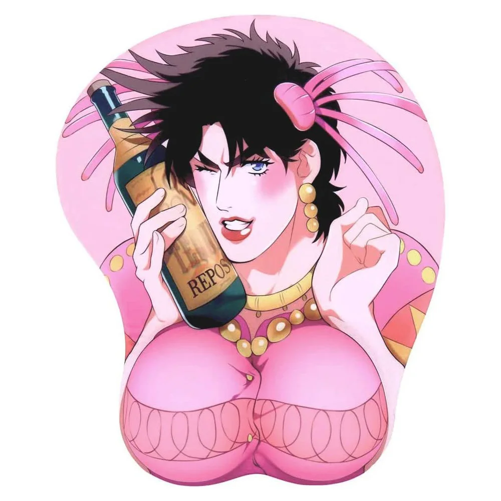 3D коврик для мыши JOJO'S bistry ADVENTURE Anime мягкий игровой с нагрудным карманом и