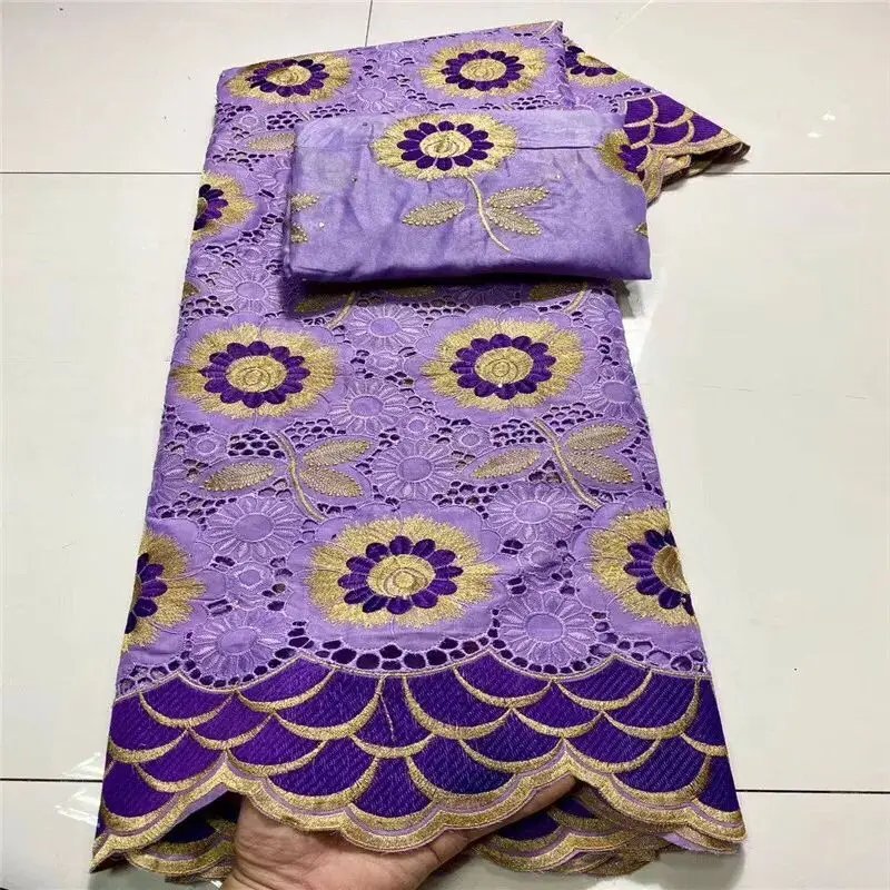 Dubai Fabric 2021 High Quality Lace Soft Swiss Voile In Switzerland Latest Nigerian For Party 7Yard | Дом и сад