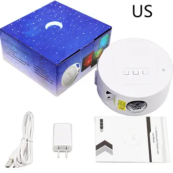

Starry Sky Projection Lamp With Voice Control Remote Control Bedroom LED Night Light Home Decoration Light