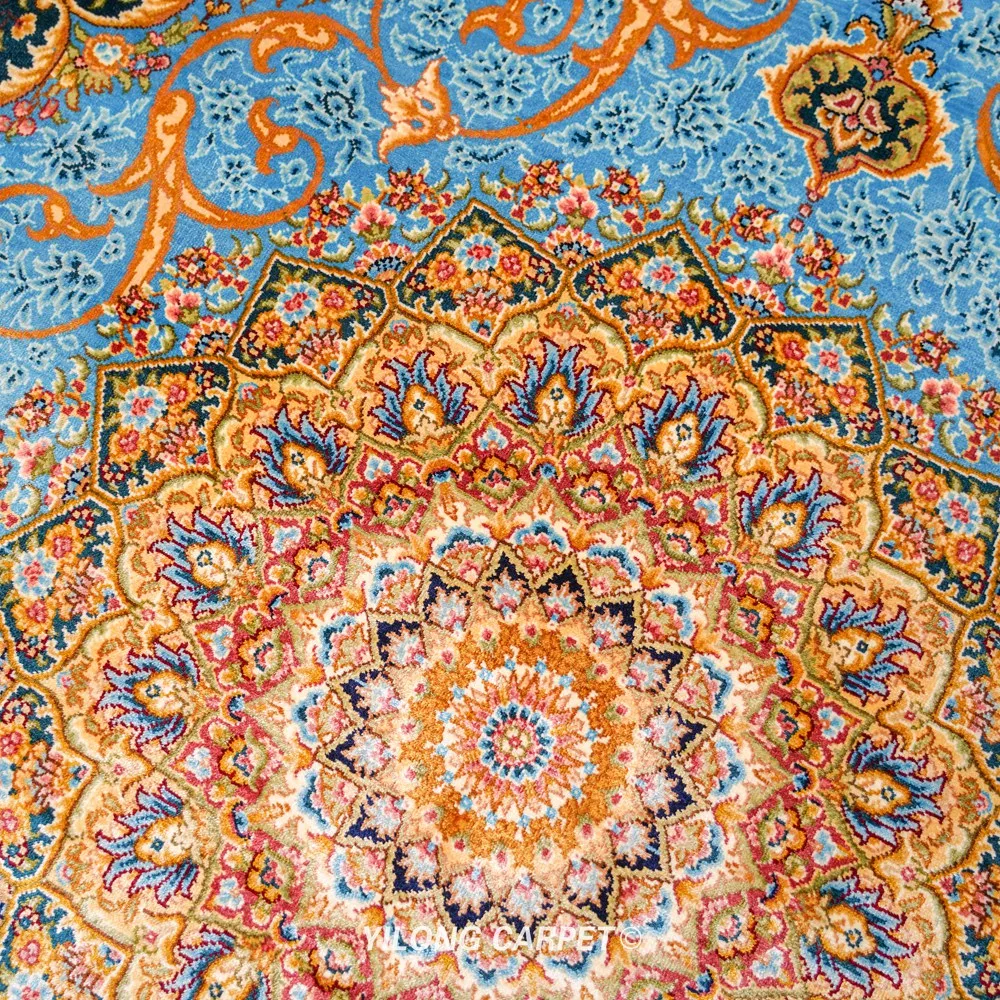 YILONG 4x6 &quotВосточная турецкий Шелковый vantage ковер персидский (ZQG515A)|tabriz rugs|rugged