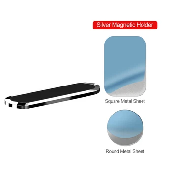 

Mini Car Phone Bracket For Xiaomi IPhone Samsung Magnets Multi-Purpose Magnetic Bracket Car Accessories Interior Shape Stand