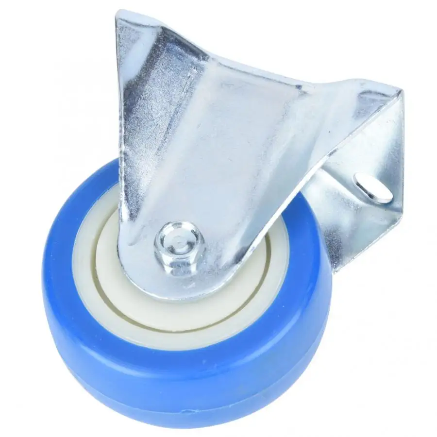 

4Pcs/set PVC Caster Light Type 3 Inches Single Shaft Wheels 40KG Load Bearing for Trolley