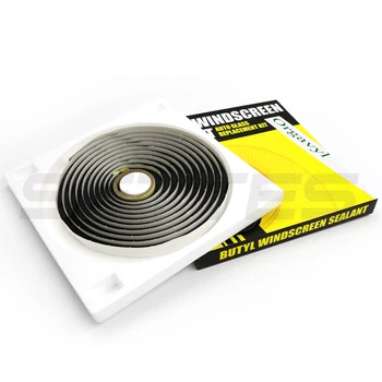 

Black Snake Butyl Synthetic Rubber Glue Auto Headlight Headlamp Retrofit Speaker Windscreen Adhersive Sealant 9.5mm *4.57M