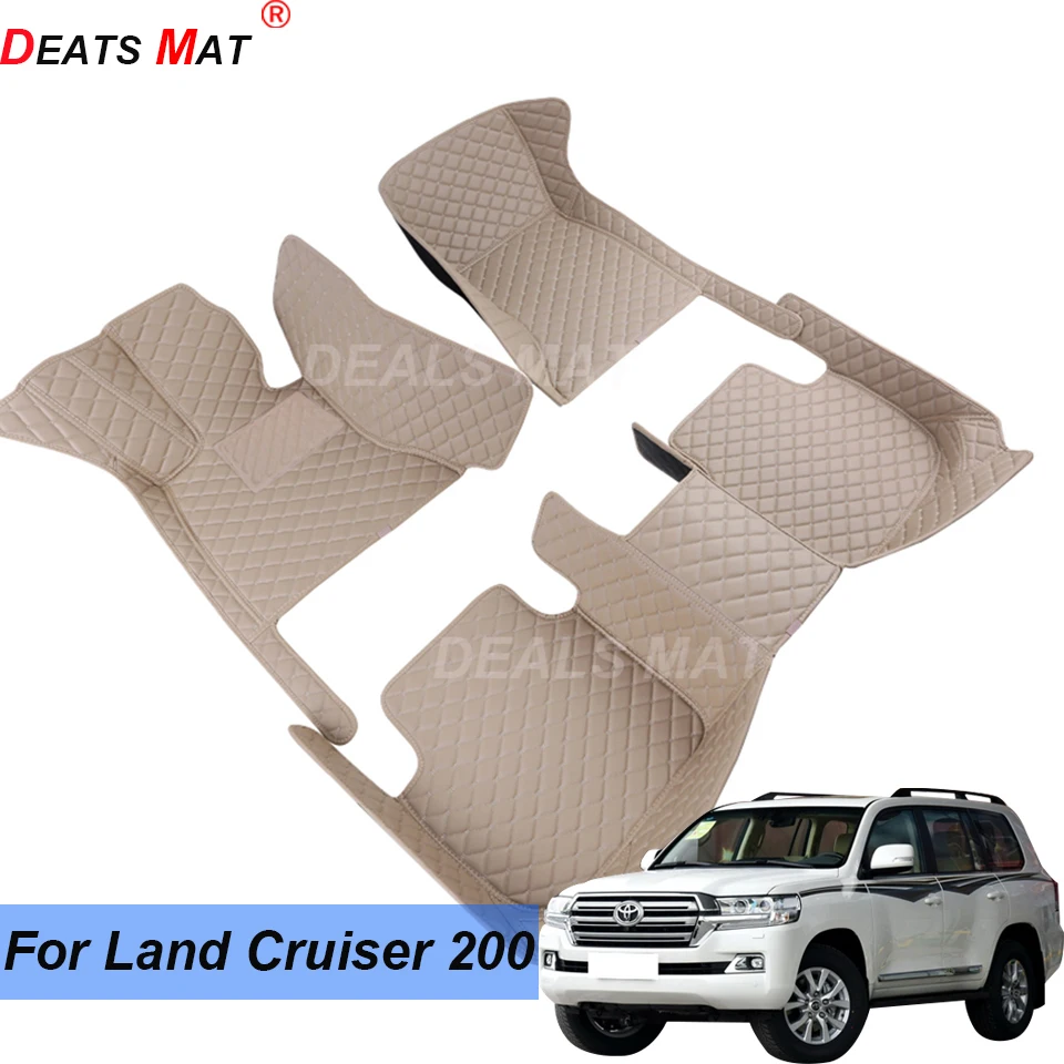 100% Fit Auto Car Mats With Pockets Floor Carpet Rugs For Toyota Land Cruiser 200 2010 2011 2012 2013 2014 2015 accessories | Автомобили и