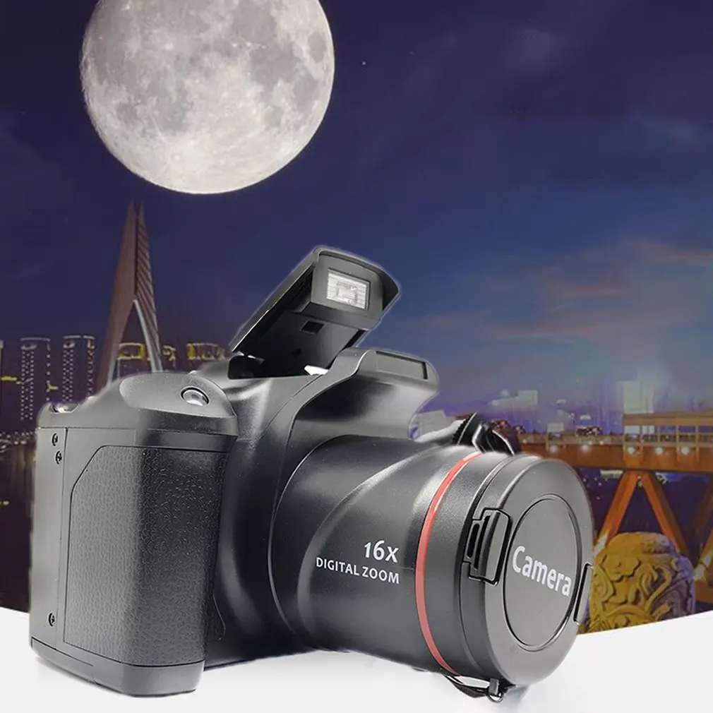 XJ05 Цифровая видеокамера SLR 16X цифровой зум 2 8 дюймовый экран 3mp CMOS Max 16MP HD 1080P видео