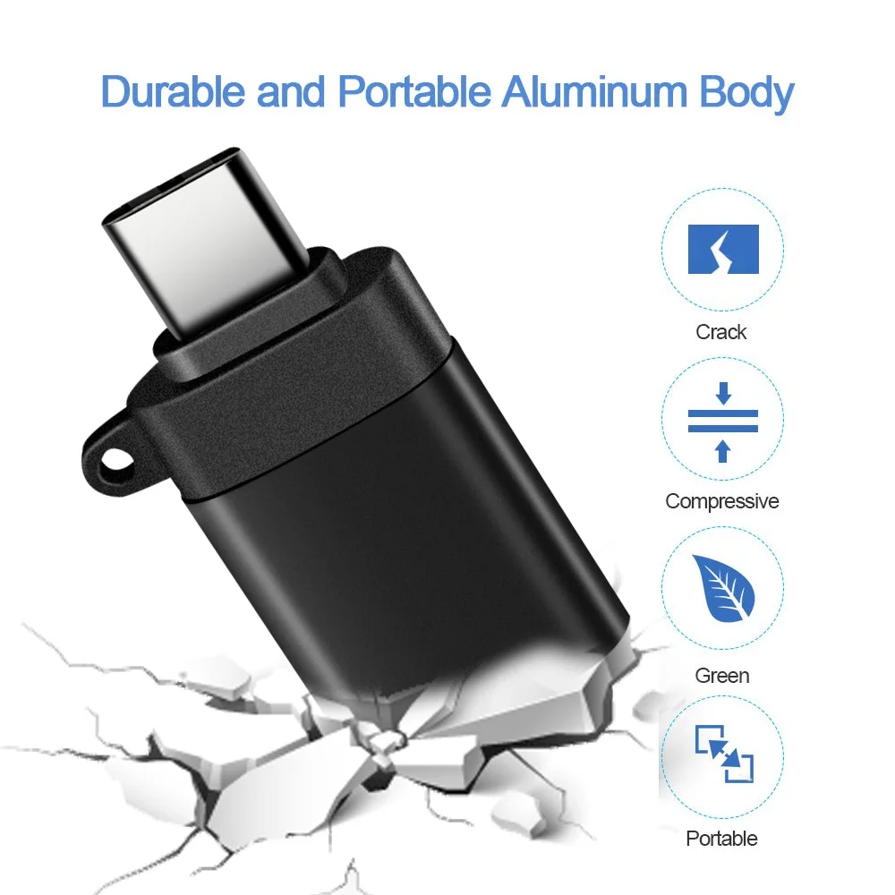 3PCS USB Type C OTG Adapter For Apple iPad Pro 11 12.9 iPadpro For Microsoft Surface Pro 6 7 Tablet OTG Cable USBC