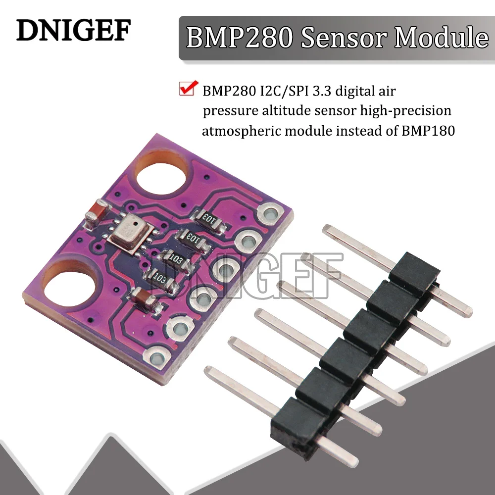 DNIGEF BMP280 I2C/SPI 3.3 Digital Barometric Pressure Altitude Sensor High Precision Atmospheric Module Replace BMP180 | Электронные