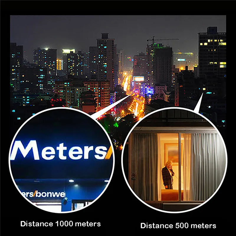 Portable Binoculars 50x50 10KM Wide Angle Outdoor Telescope Waterproof ArmyGreen Military cs real game #2l25 (12)