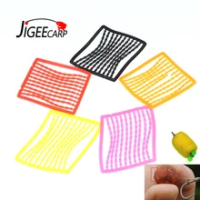 JIGEECARP 5 карт/500 шт Карп Рыбалка Boillie останавливает волосы Rig стоп мягкие и жесткие приманки держатель маленький крючок для ловли карпа такелаж аксессуары