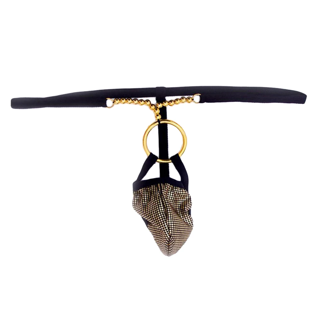 Mens Sexy Stretchy See-through Pouch G-string Thong Briefs Underwear Exotic Gay Briefs For Sex