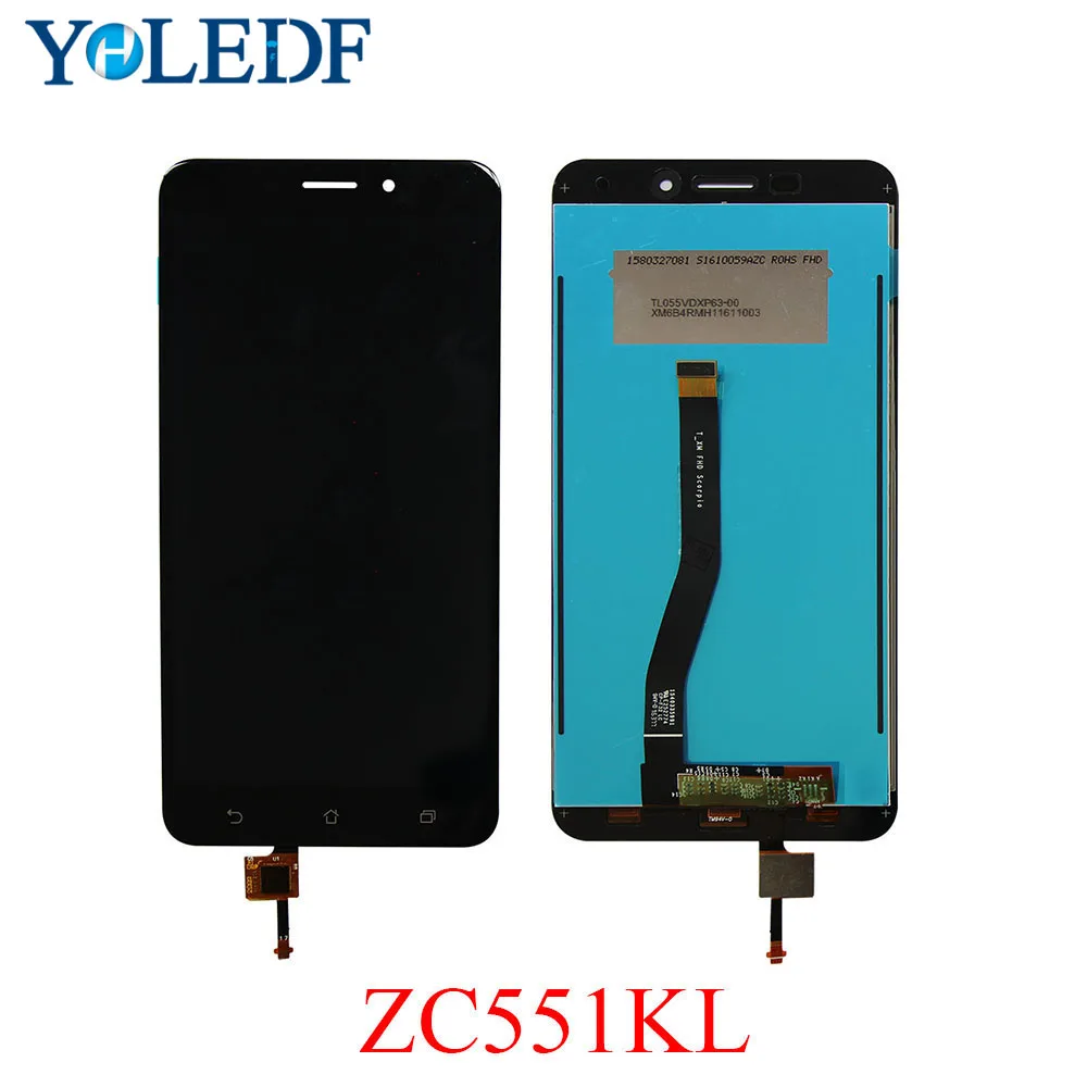 5 &quotЖК-дисплей для ASUS Zenfone 3 Laser ZC551KL Z01BD ЖК-дисплей сенсорный экран панель стекло