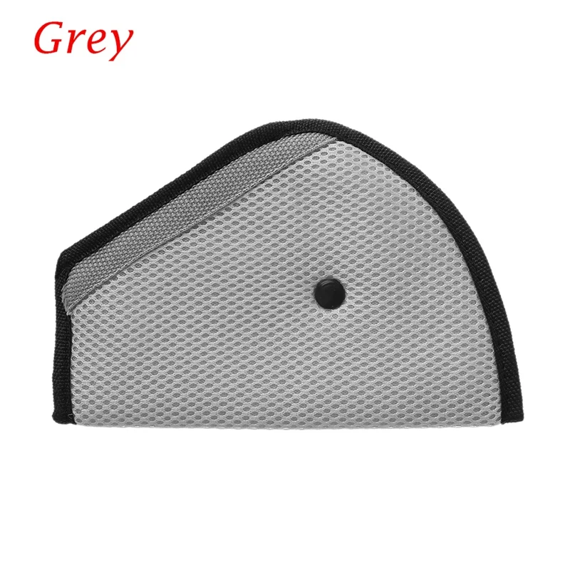Автомобиль треугольник ребенка сетки красочные безопасности сиденье регулятор ремня клип защита для ребенка обивка ремней Автоаксессуары