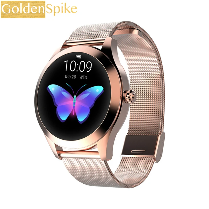 

KW10 Women Fashion Smart Watch Heart Rate Monitoring Bluetooth Sports Fitness Smartwatch Female physiological cycle smartwatch
