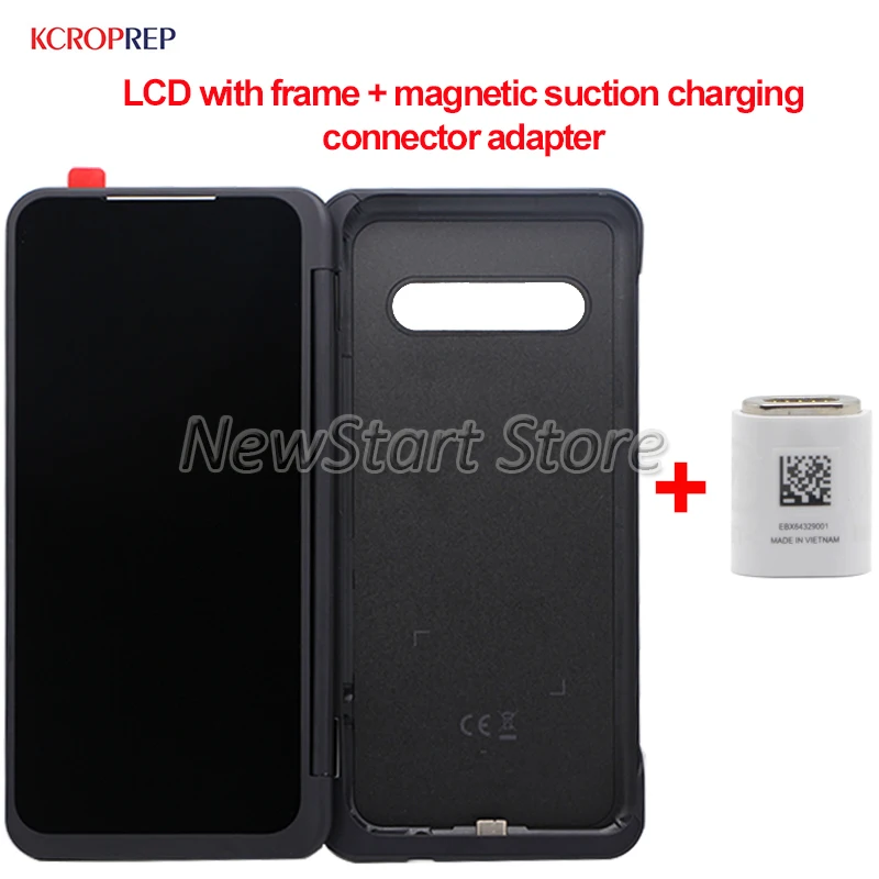 Lg v60 thinq 5g用のオリジナルのデュアルlcdスクリーン,lg