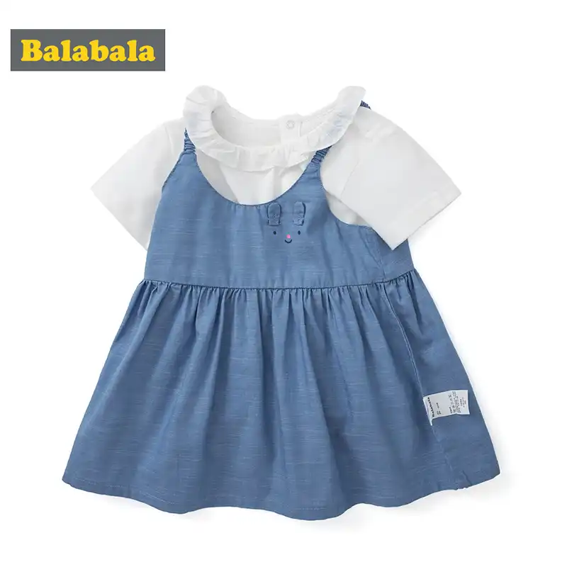 suspender dress baby