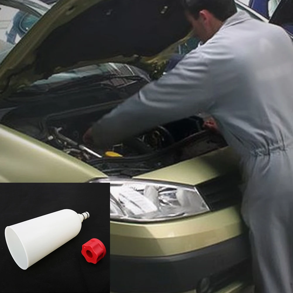 

Auto Engine Oil Funnel Car Topping Up Plastic Filling System Filter Spillproof Universal Tool Hands Free Repair