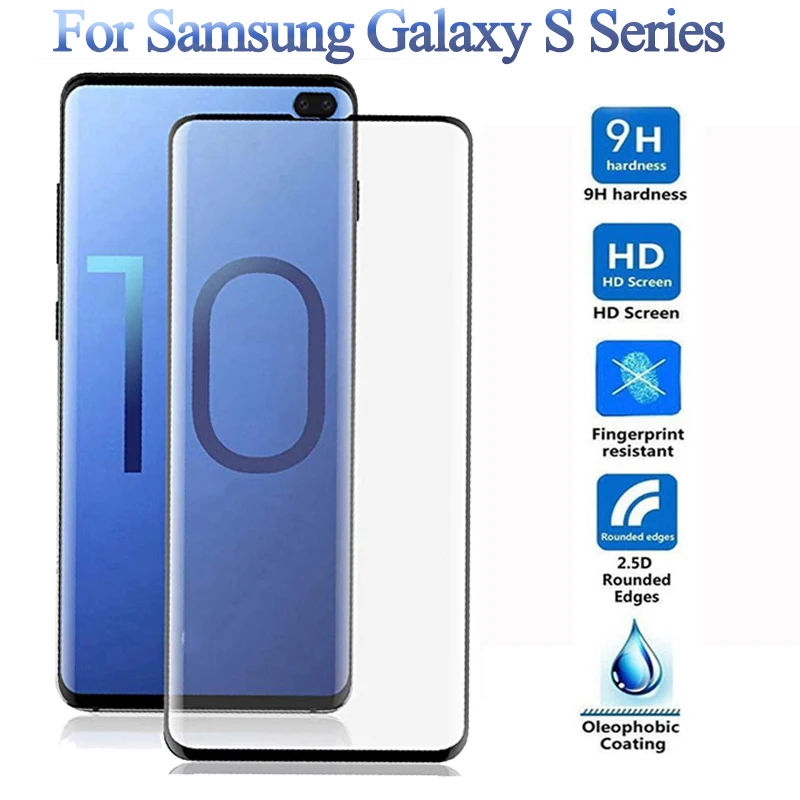 Закаленное стекло для Samsung Galaxy S10Plus S10E защитная пленка экрана S10 5G S7 S8 S9 Plus |