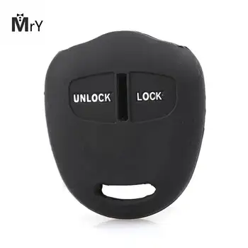 

2 Buttons Silicone Car Key Cover Case For Mitsubishi Outlander Colt LANCER Grandis Pajero Sport Key Protection Case