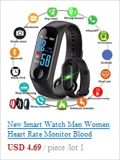 Смарт-браслет для Xiaomi huawei Android IOS Smart Watch Водонепроницаемый устройство для отслеживания сердцебиения во время сна монитор кровяного Давление Для женщин Мужчины