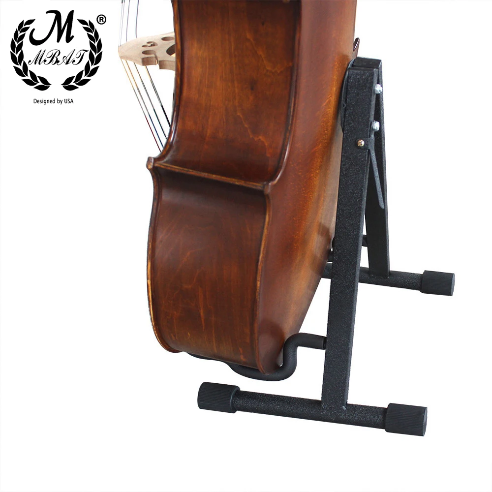 M MBAT – trépied de violoncelle pliable, support noir, accessoires