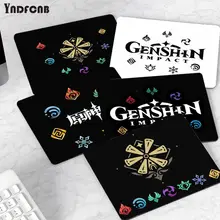 Yndfcnb não deslizamento computador genshin impacto elementos de borracha mouse durável desktop mousepad início venda por atacado almofada de jogos mouse