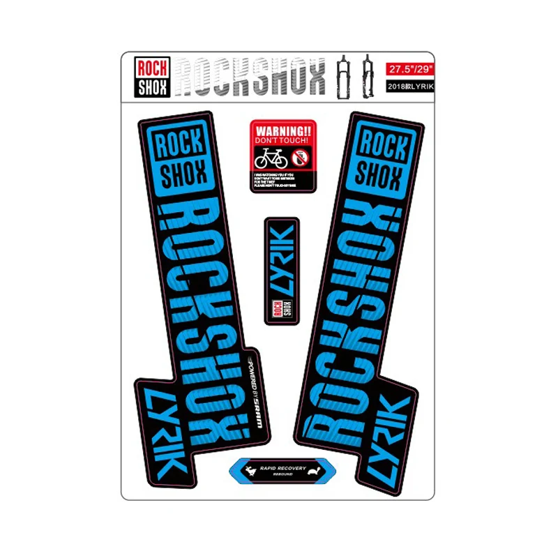 Rock shox Sid Brain 29 - anno 2018 - adesivi personalizzati per force Rock shox Sid Brain 29 - anno 2018 - adesivi personalizzati per force