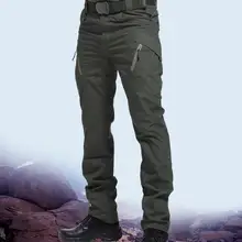 Men’s Tactical Pants Multi Pocket Elastic Waist Military Trousers Male Casual Cargo Pants For Men Clothing Slim Fit 5XL