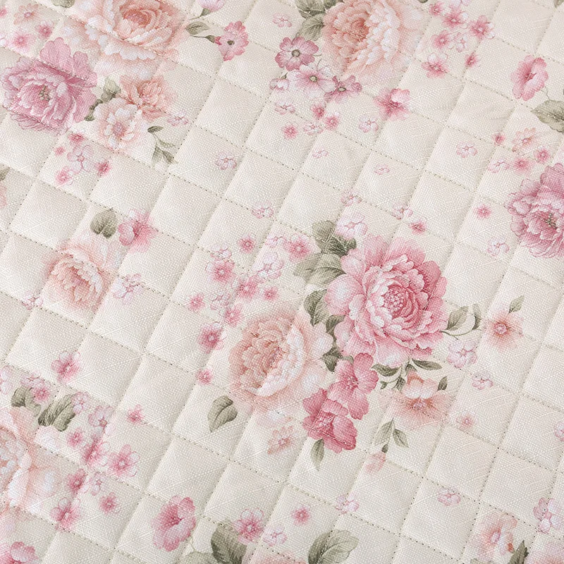 

2.7 M Wide Jacquard Base Fabric Printed Pattern Quilted Sofa Mat Semi-Finished Anti-slip Padded Fabric Wholesale Cloth