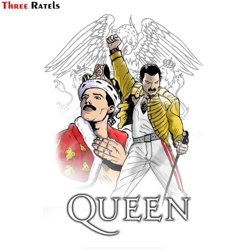 Три ratels FTC 813 #12x17 8 см Меркьюри Bohemian Rhapsody QUEEN ПВХ Виниловые наклейки в виде