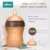 180ml 3 Holes Usbon, бутылочка для кормления, силиконовая детская соска, для груди, воды, молока, с широким горлышком, калибр, сменная соска, соска с ручками для малышей - Цвет: 180ml 3 Holes