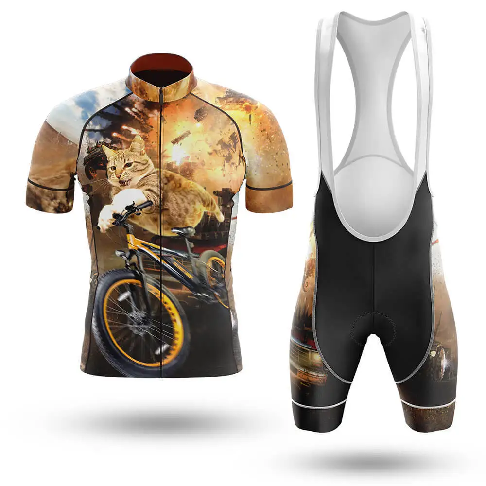 

Cat Cycling Sets Bike Summer Cycling Jersey Set Road Bicycle Jerseys MTB Bicycle Wear Breathable Cycling Bib Shorts Jersey Kit
