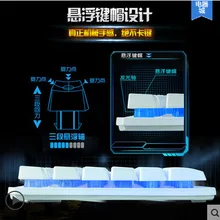 Бывший Уокер Gx50 машинное оборудование ручной работы компьютер Ноутбук Настольная игра подсветка клавиатура мышь Wis