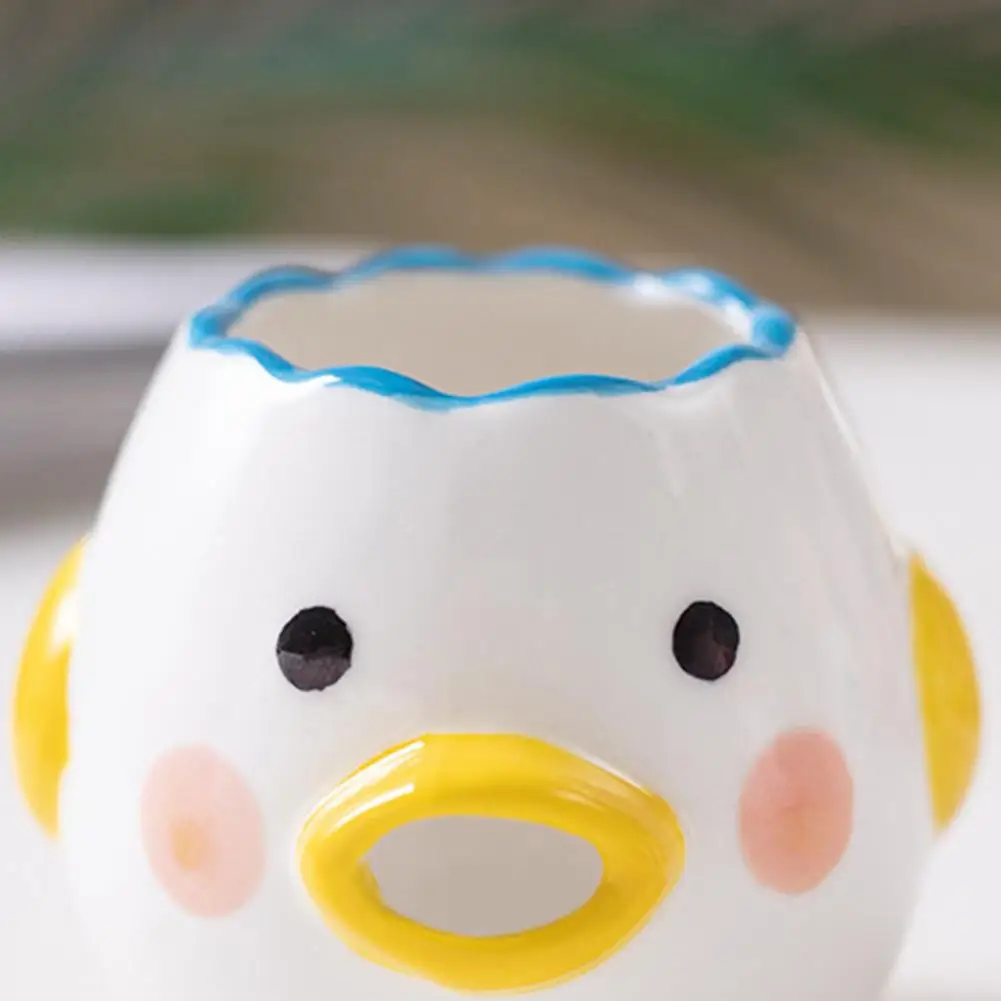 Funny Egg Separator Convenient Oval Beak Design Ceramic Chicken Shape Yolk Protein Filter Egg Divider egg separator